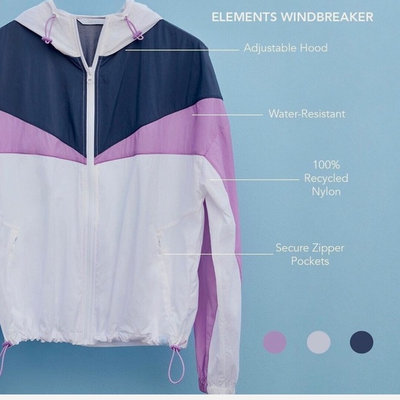 NWT Johnnie Was Calme Darling Element Windbreaker! Jacket - Picture 1 of 11